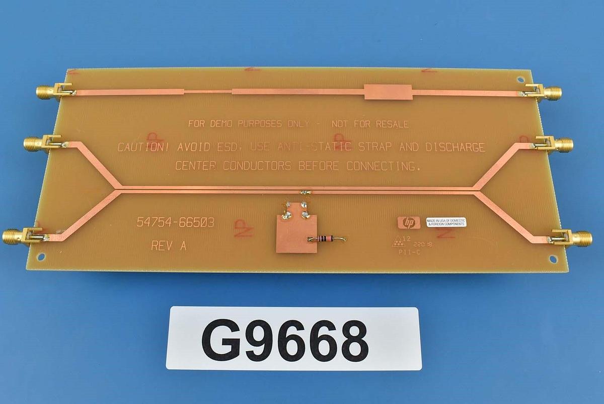 Used Agilent 54754-66503 PCB Calibration Board