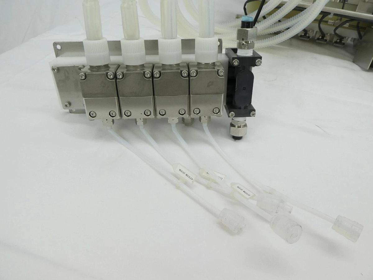 Used TEL Tokyo Electron 4 Nozzle COT Coat Process Assembly 5087-403836-12 Lithius