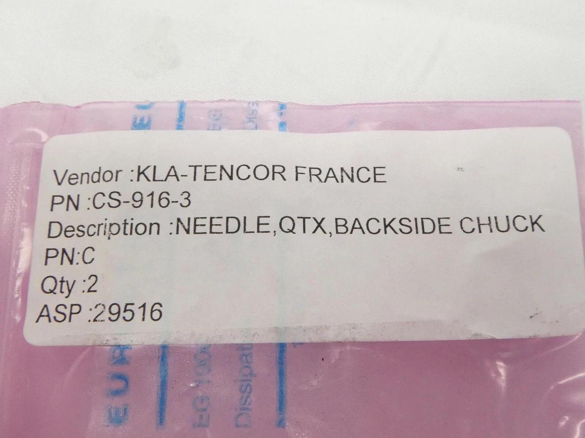 KLA-Tencor CS-916-3 Needle QTX Backside Chuck Set of 2 New Surplus