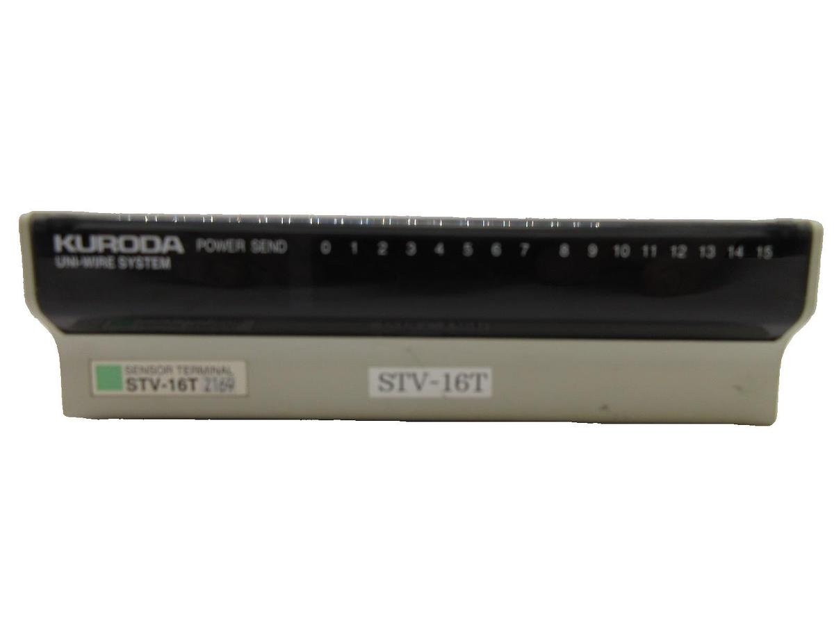 Used Kuroda STV-16TZ169 Sensor Terminal Uni-Wire System STV-16T PLC Used Working