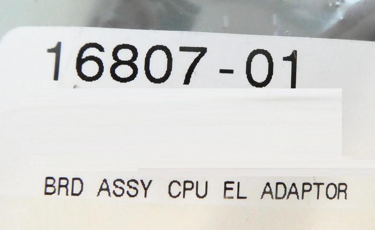 Semitool 16807-01 CPU Controller EL Adaptor Assembly PCB New Surplus