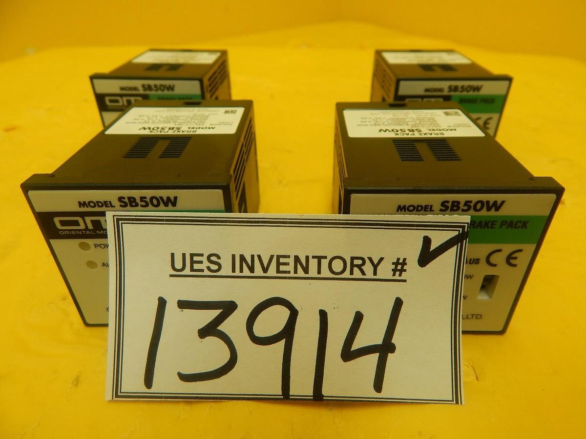 Used Oriental Motor SB50W Brake Pack Reseller Lot of 4 Used Working