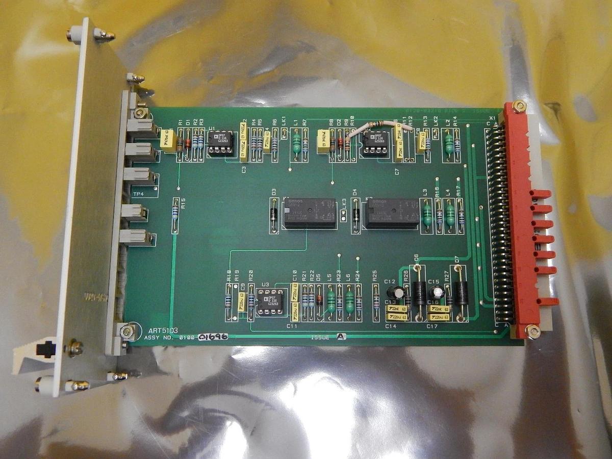 Used AMAT Applied Materials 0100-01696 Decel/Focus PSU Interface PCB Card Working