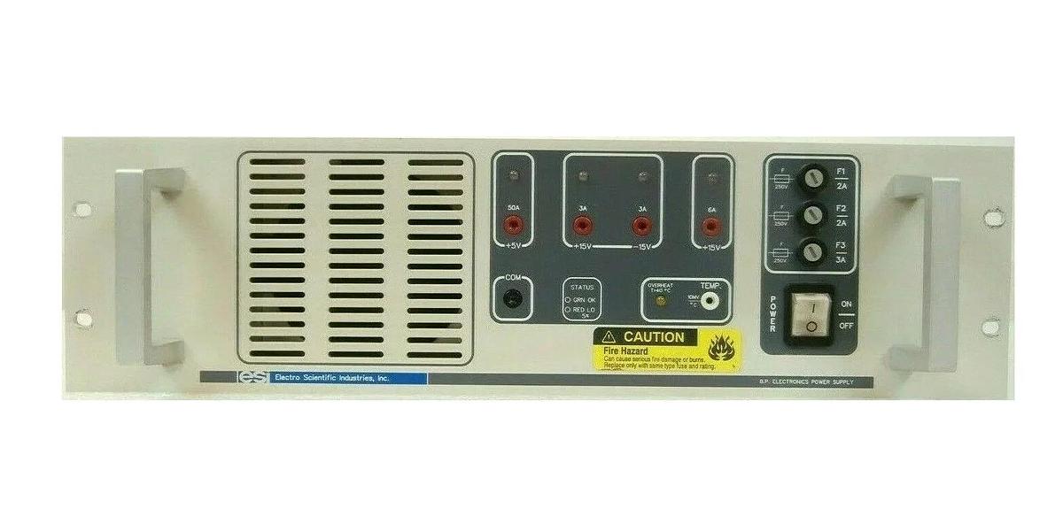Used ESI Electro Scientific Industries 61321 B.P. Electronics Power Supply Working