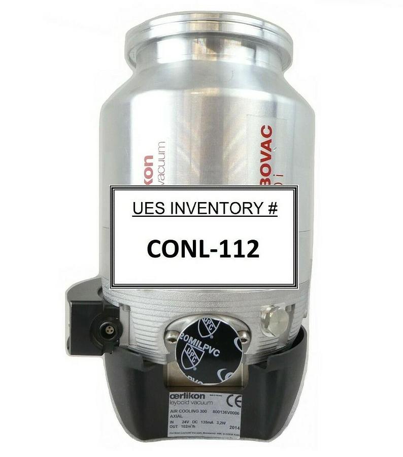 Used TURBOVAC T 350i Leybold 800136V0006 Turbomolecular Pump Turbo 300 Axial Working