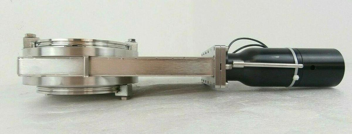 Used Edwards NGW416000 Pneumatic Gate Valve Copper Cu Exposed Working Spare