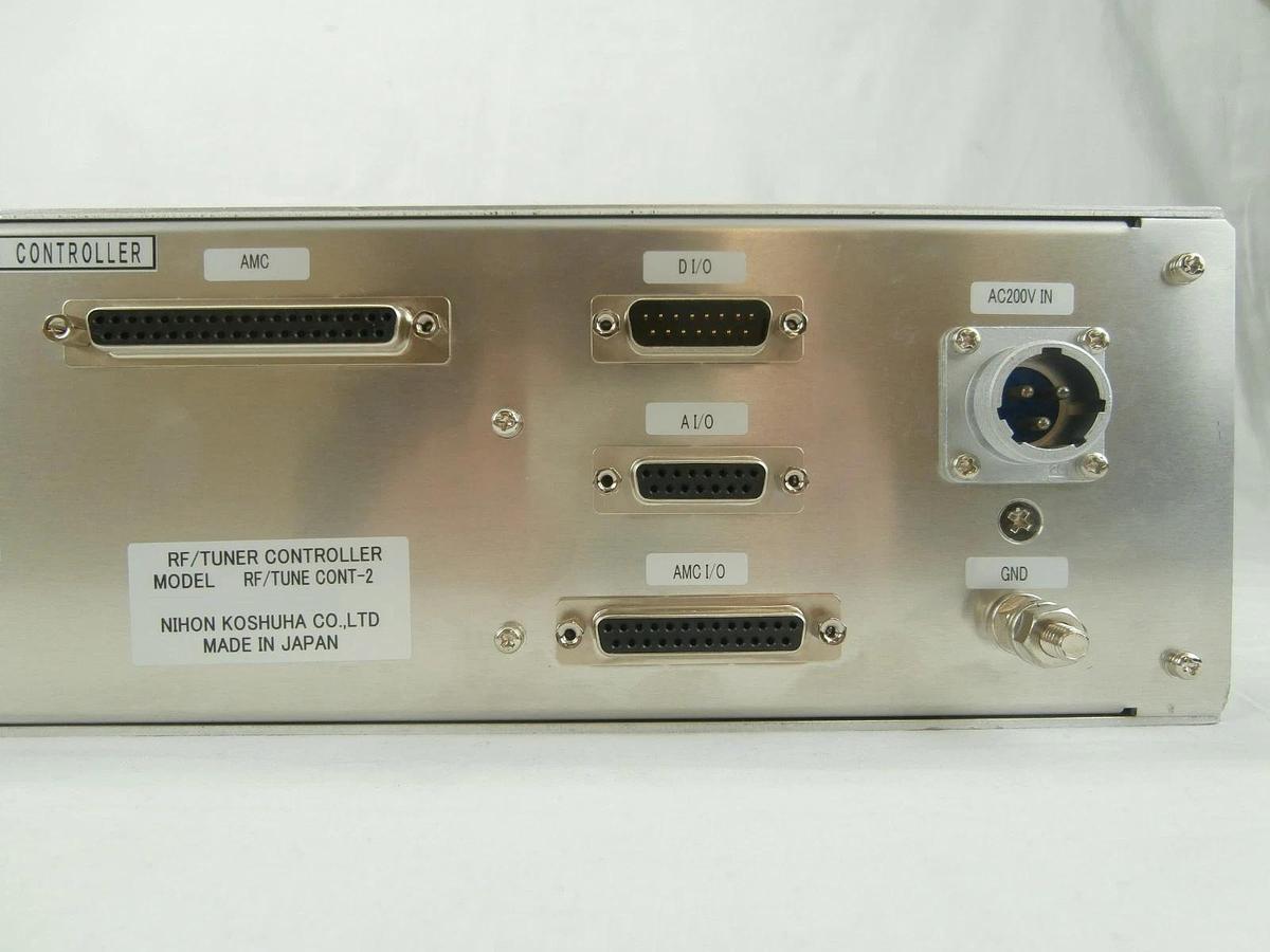 Used Nihon Koshuha RF/TUNE CONT-2 RF EC2 Antenna Bias Tuner Controller Working