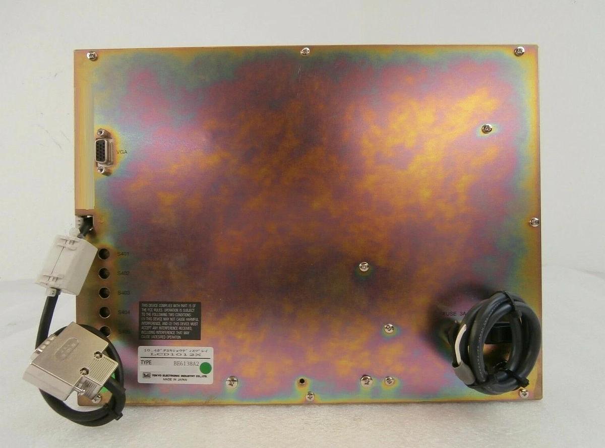 Used Teli BE6138A2 10.25" Touchscreen LCD Monitor LCD1012X Hitachi M-511E Working