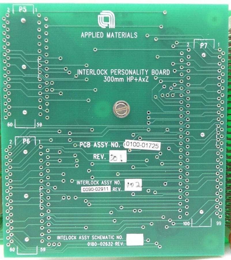 Used AMAT Applied Materials 0090-02911 HP+ AXZ Chamber Interlock PCB Card 0100-20458