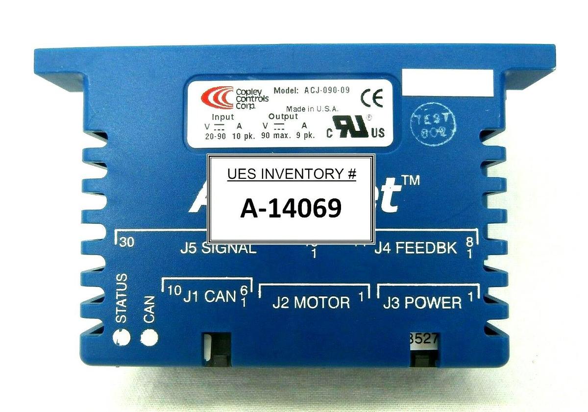 Used Copley Controls ACJ-090-09 Micro Panel Servo Drive Accelnet Used Working