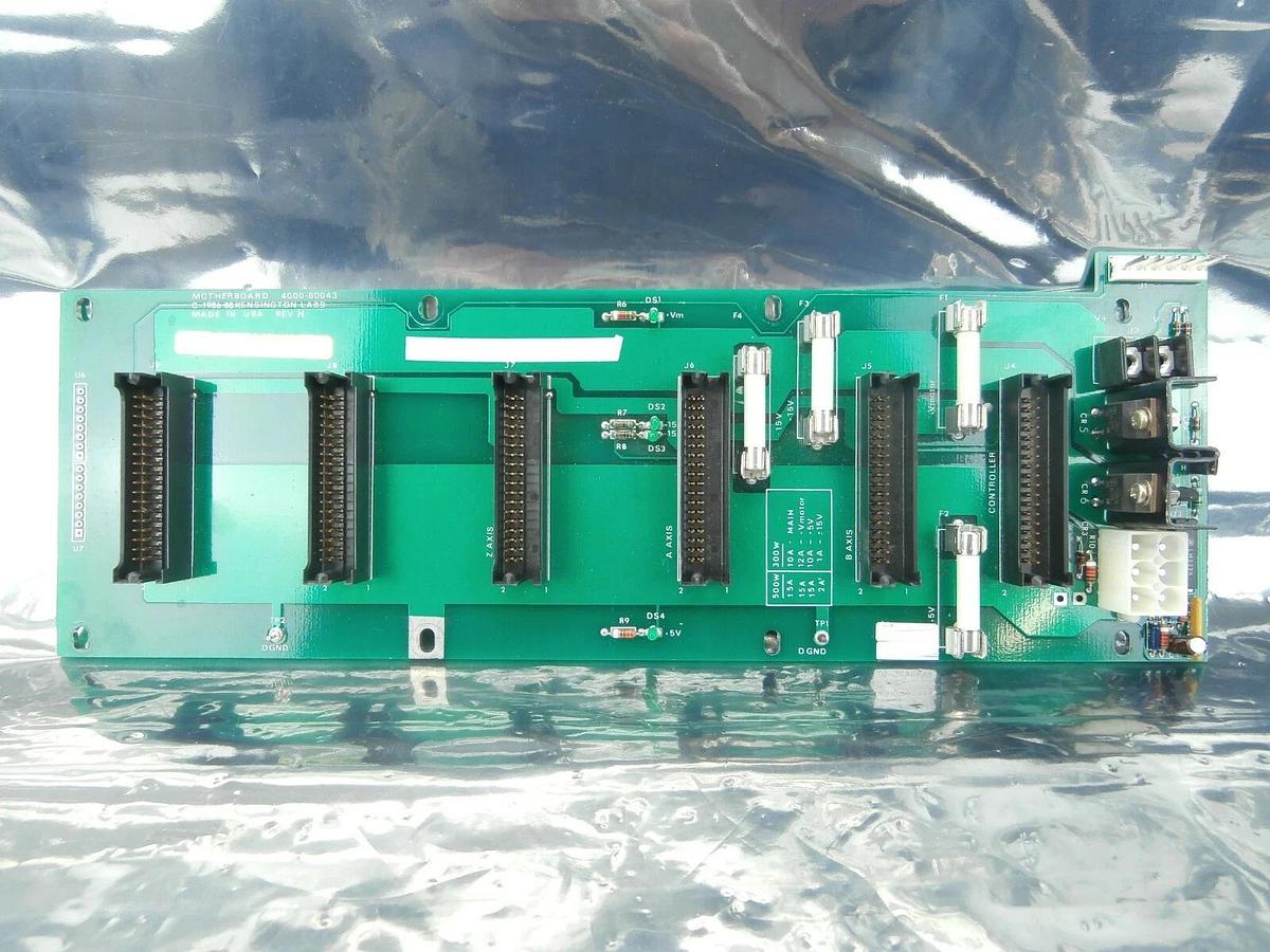 Used Kensington Laboratories 4000-60043 5-Axis Motherboard PCB Rev. H Working Spare