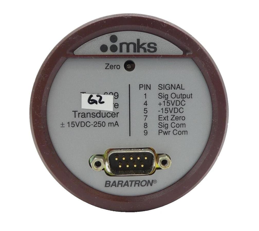 Used MKS Instruments 629A13TBC Baratron Capacitance Manometer Tested Working Surplus