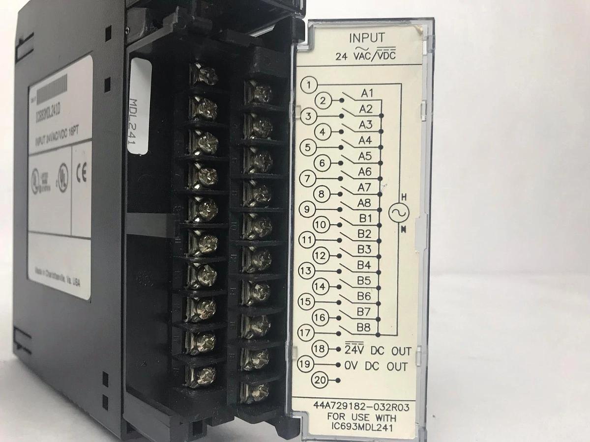 Used GE Fanuc IC693MDL241D PLC Input Module 24VAC/VDC 16PT Reseller Lot of 33 Used