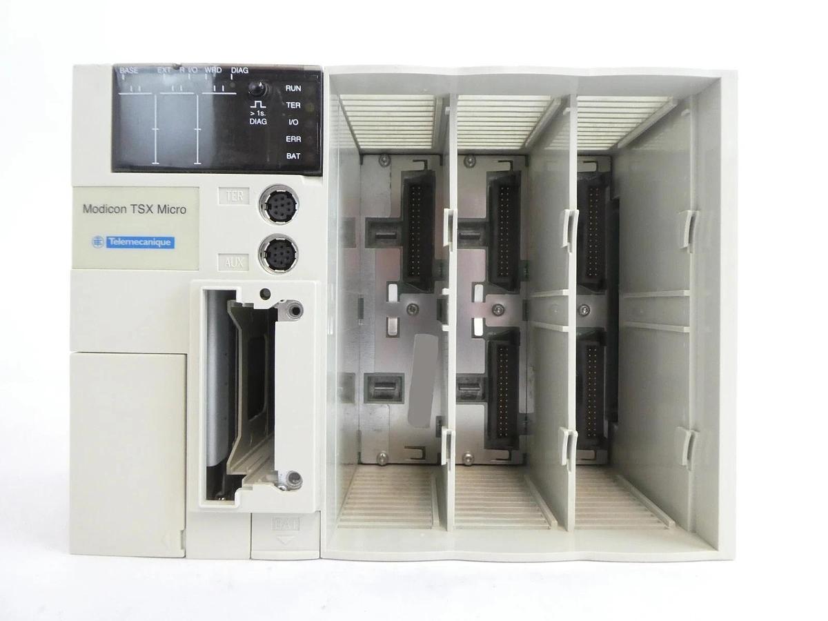 Used Schneider Electric TSX3722101 Modicon Base Module TSX Micro Lot of 2 Working