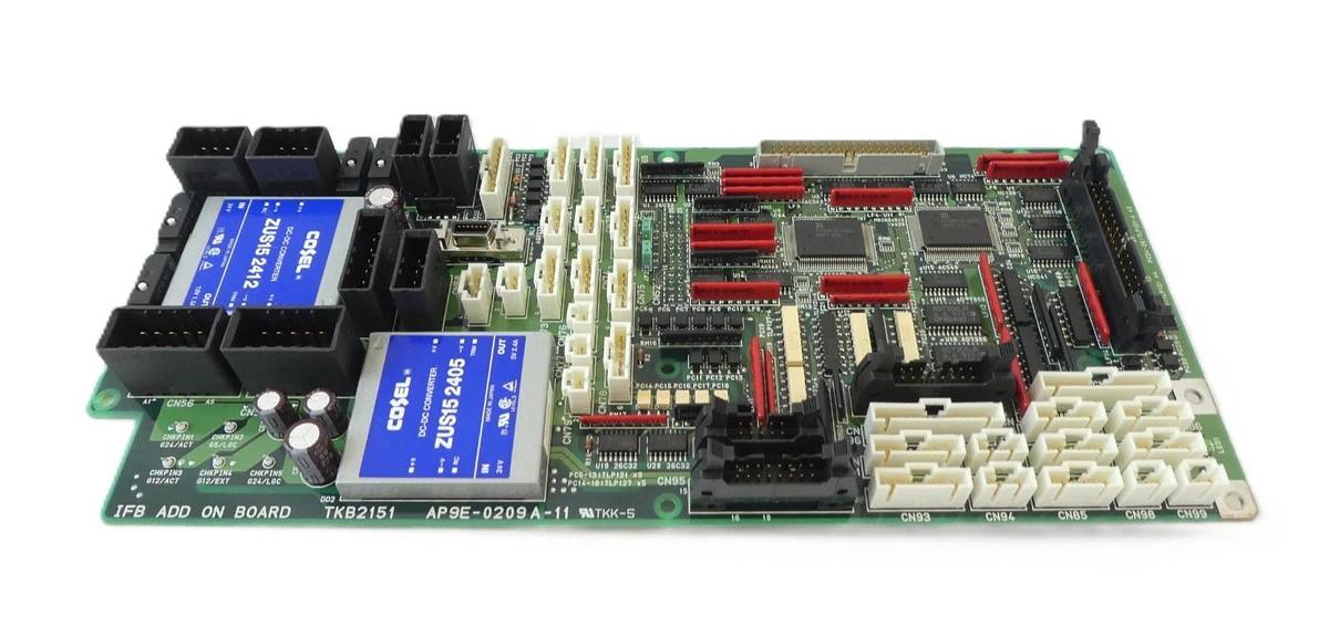 Used TEL Tokyo Electron AP9E-0209A-11 IFB Add On Board PCB TKB2151 Working Surplus