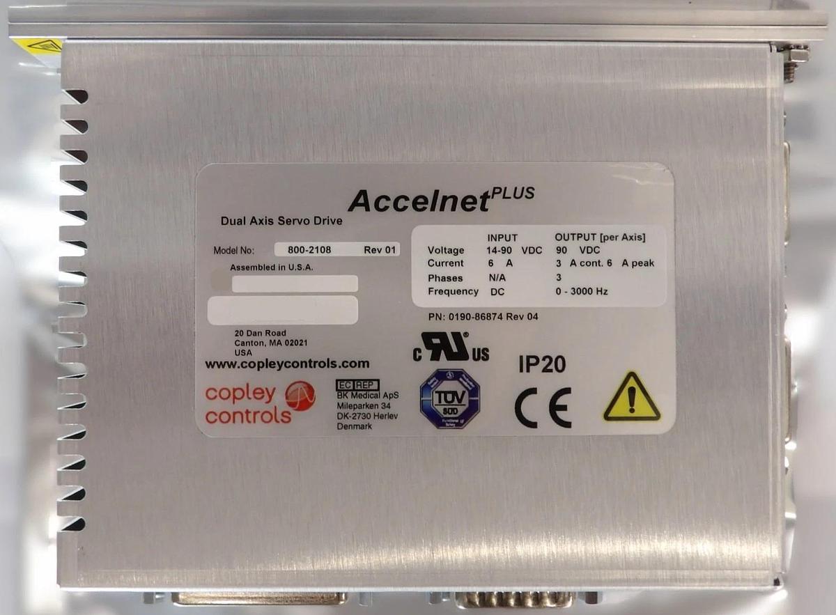 Copley Controls 800-2108 Dual-Axis Servo Drive Accelnet Plus New