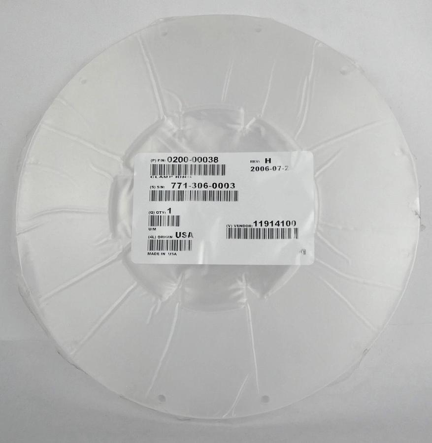 Used AMAT Applied Materials 0200-00038 Quartz Clamp Ring 100mm New Surplus