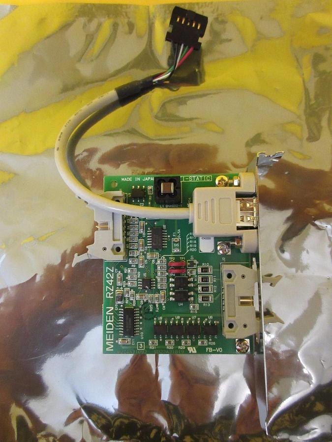 Used Meiden RZ42Z USB Digital I/O PCB Card MU24A31092 SU22A31819 Used Working