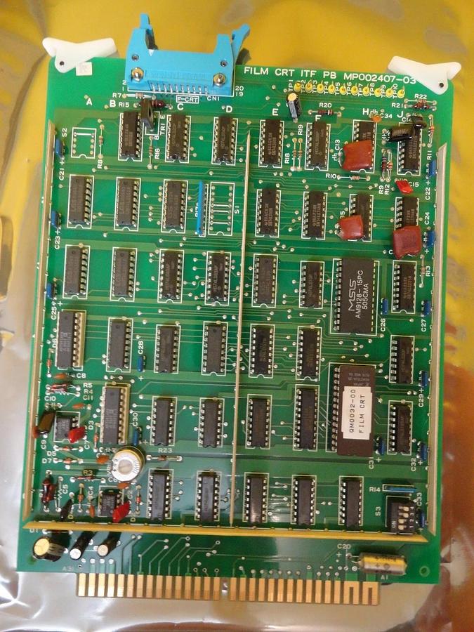 Used JEOL MP002407-03 FILM CRT ITF PB Interface Board PCB Card JEM-2010F Working