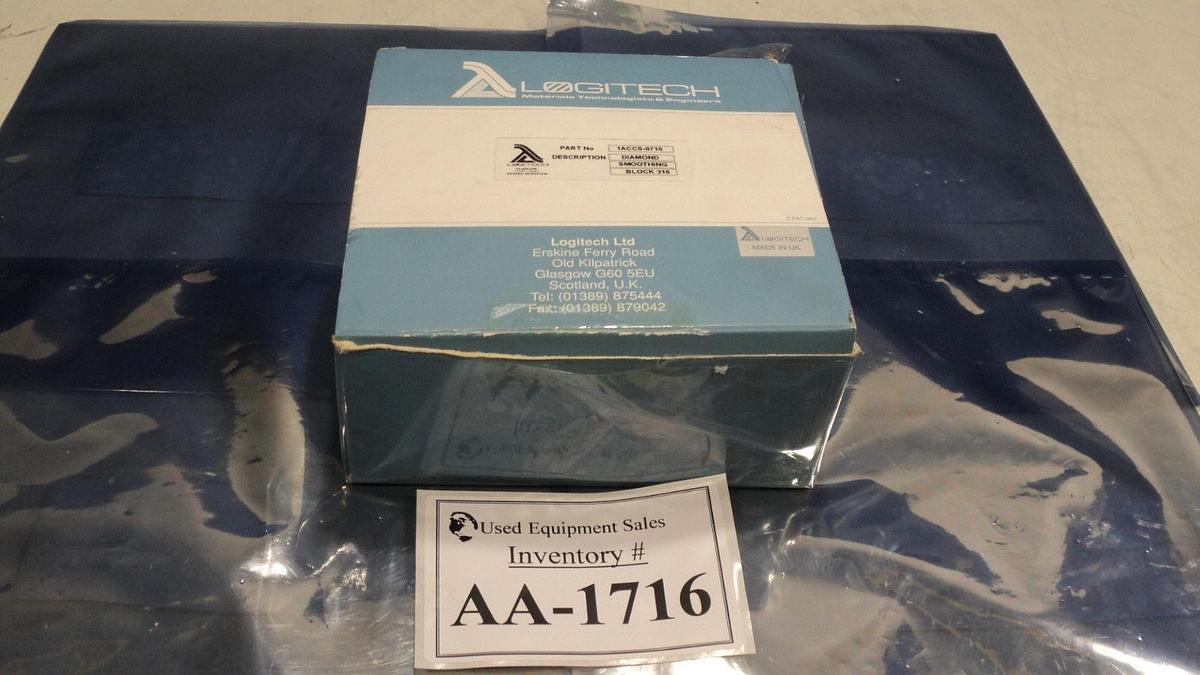 Used Logitech Diamond Smoothing Block 316 1ACCA-01710 New Surplus