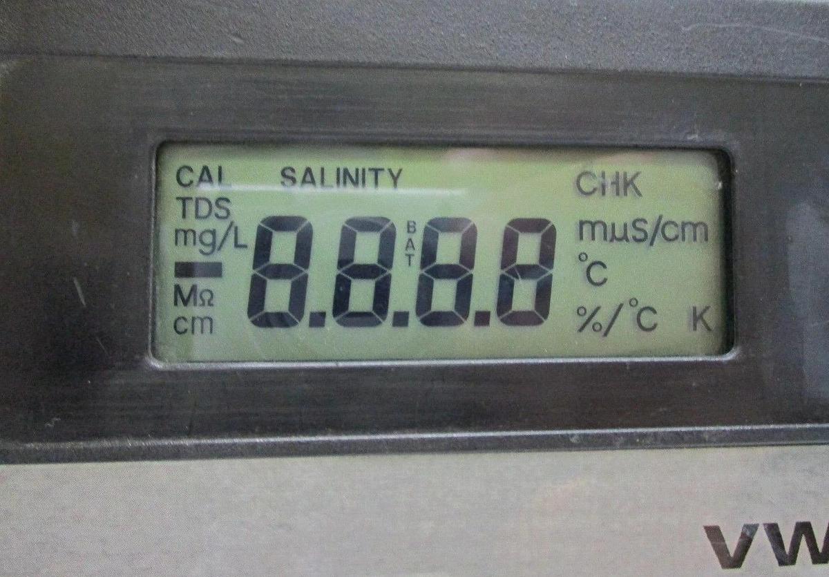 Used VWR 61161-362 Digital Conductivity Resistivity Salinity Bench Meter Used Working