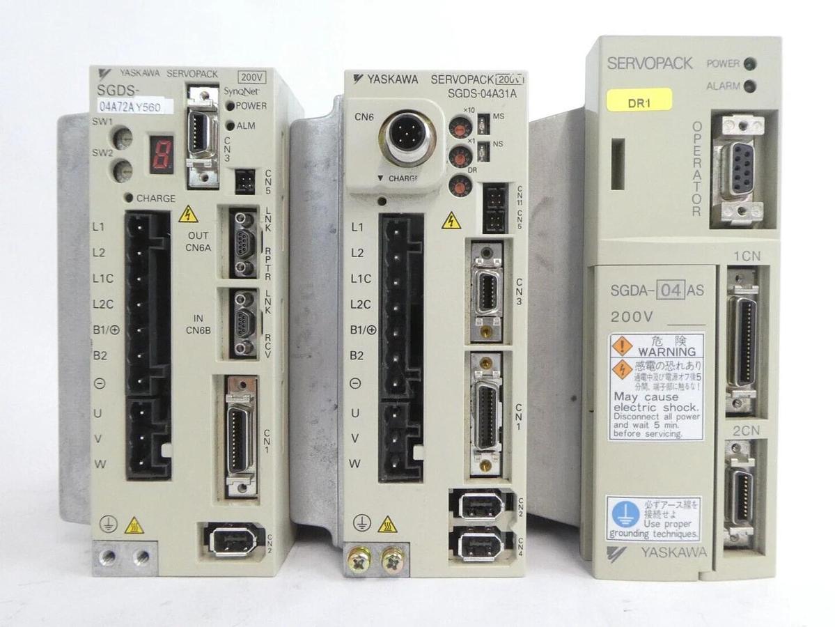 Used Yaskawa Electric SERVOPACK Servo Driver Assembly Reseller Lot of 8 Working