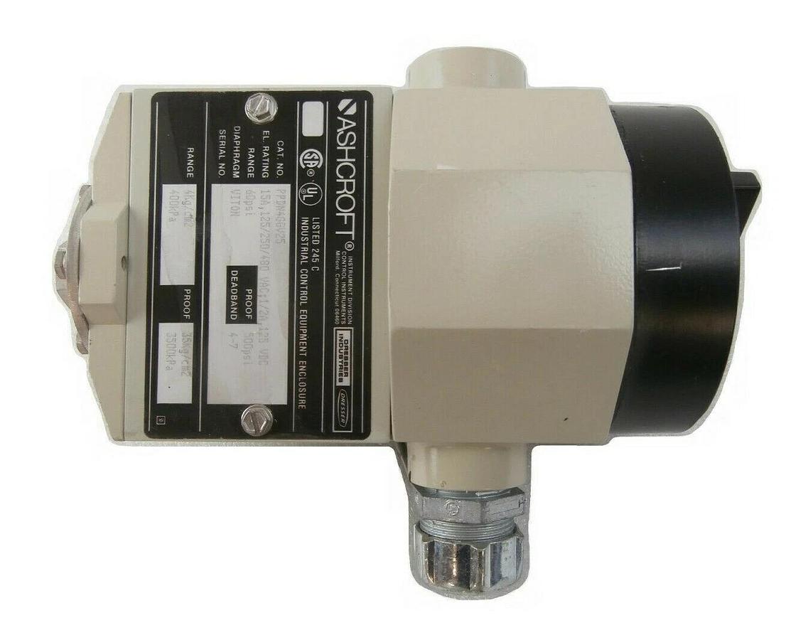 Used Ashcroft PPDN4GGV25 Pressure Switch AMAT Applied Materials 0010-00331 Working