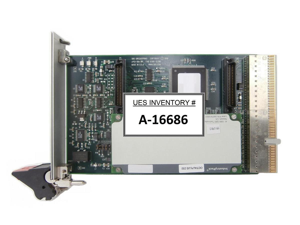 Used SBS cPCI-100-BP Single IndustryPack Carrier Board PCB Card AMAT Centura Ultima