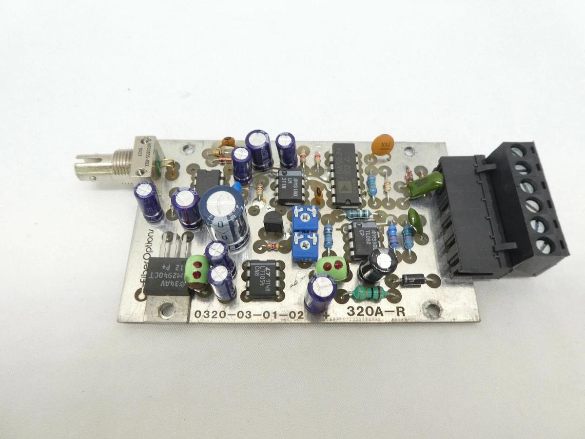 Used FiberOptions 0320-03-01-02 Interface PCB 320A-R Rev. A2 Varian 350D Lot of 4