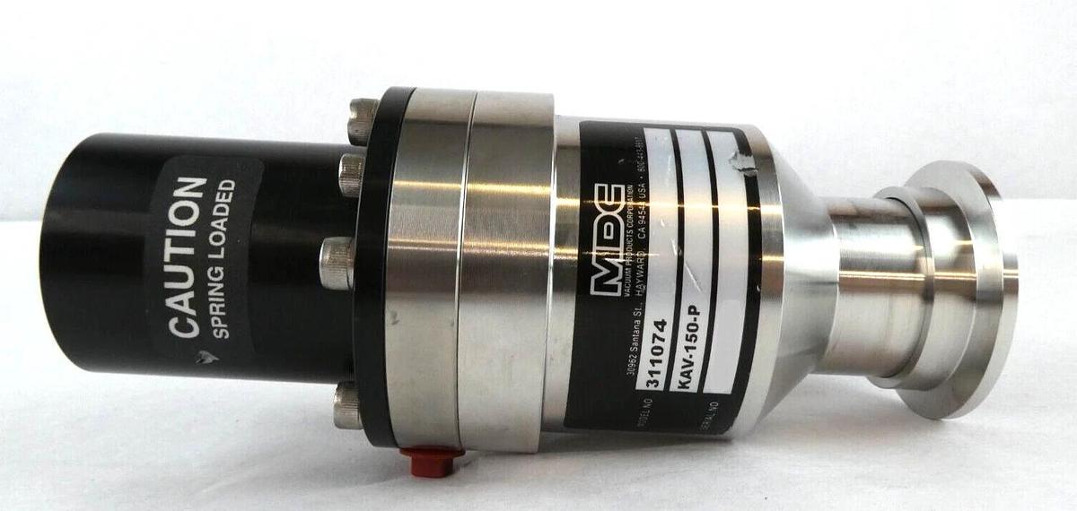 Used MDC Vacuum Products 311074 Pneumatic Angle Valve KAV-150-P Working Suprlus