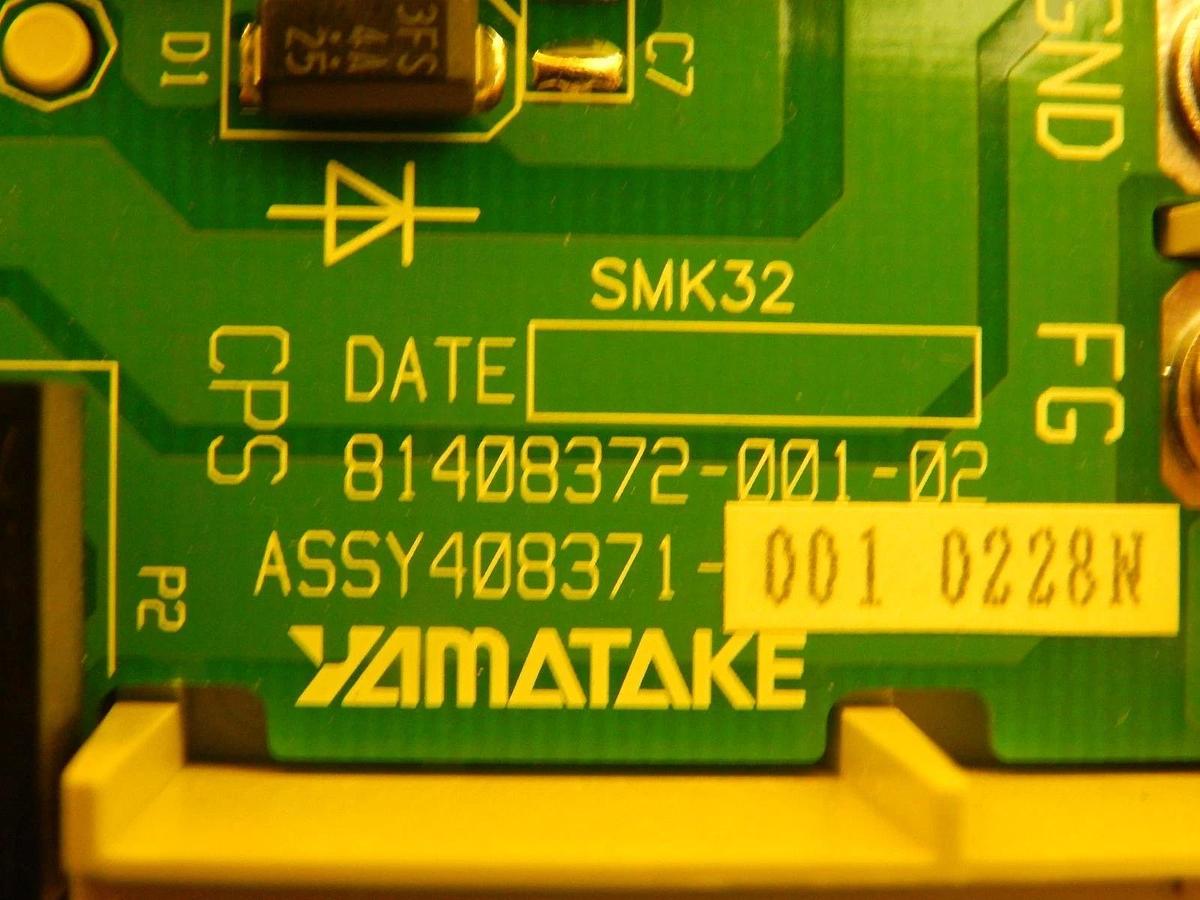 Used Yamatake 408371-001 CPS Interconnect Board PCB Assembly 81408372-011-02 Used