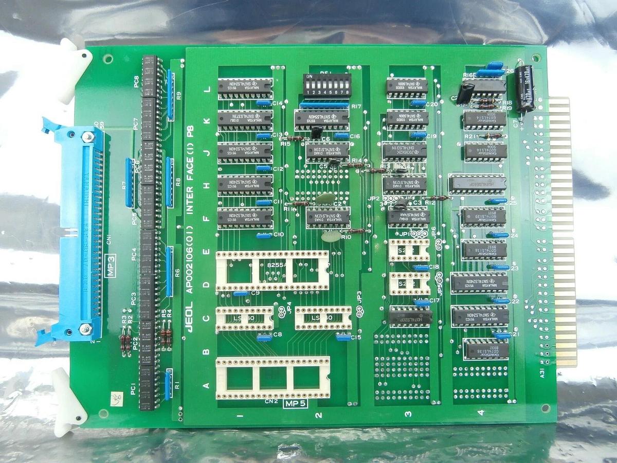 Used JEOL AP002106(01) Processor Board PCB Card INTER FACE(1)PB JSM-6400F Used