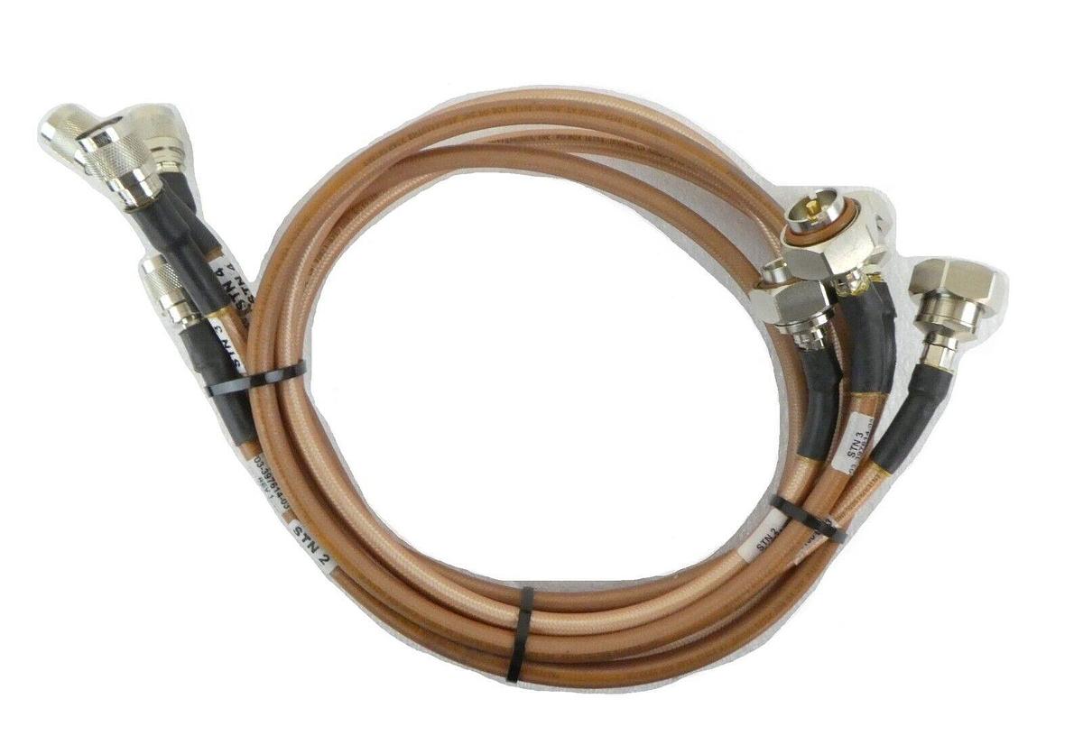 Used Novellus SIRF RF Generator Cable Set of 4 03-397614-01 03-397614-04 Working