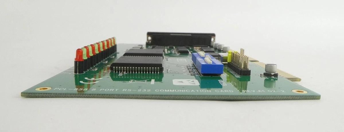 Used Advantech PCL-858B 8 Port RS 232 Communication PCB Card PCL-858 Working Surplus