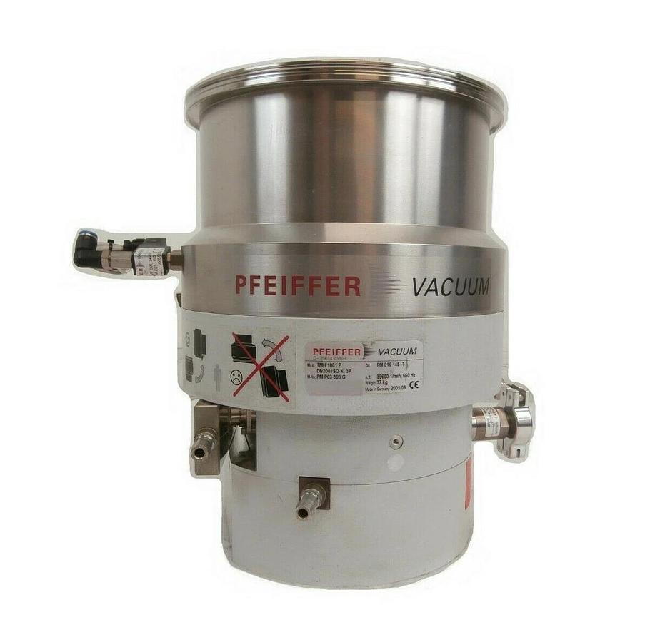 Used TMH 1001 P Pfeiffer PM P03 300 G Turbo Pump 101621 hr Tested Working for Rebuild
