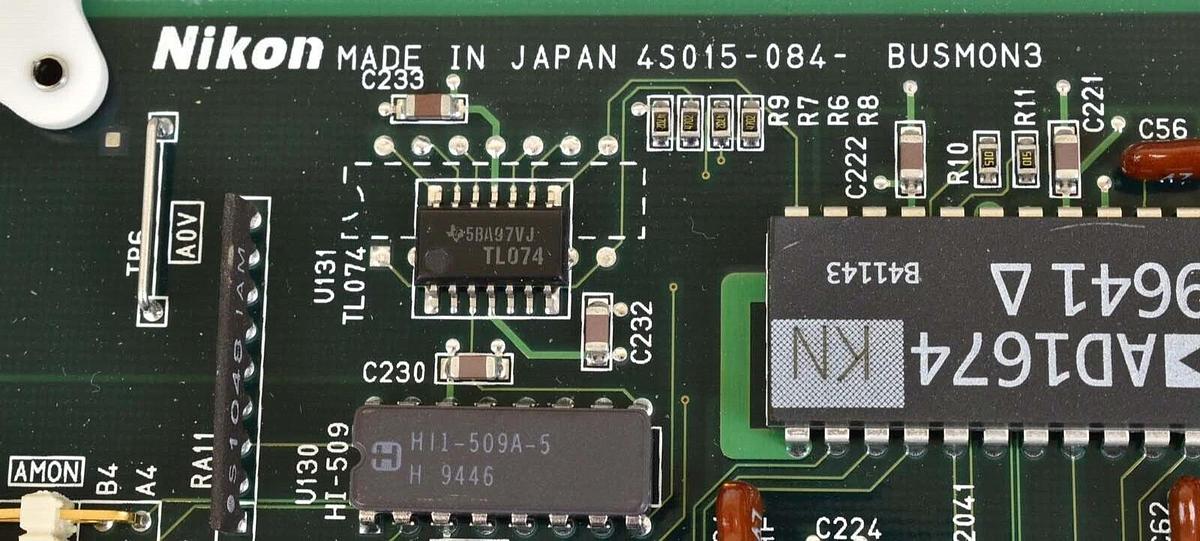 Used Nikon Precision 4S015-084 Interface Board PCB Card BUSMON3 NSR Series Working