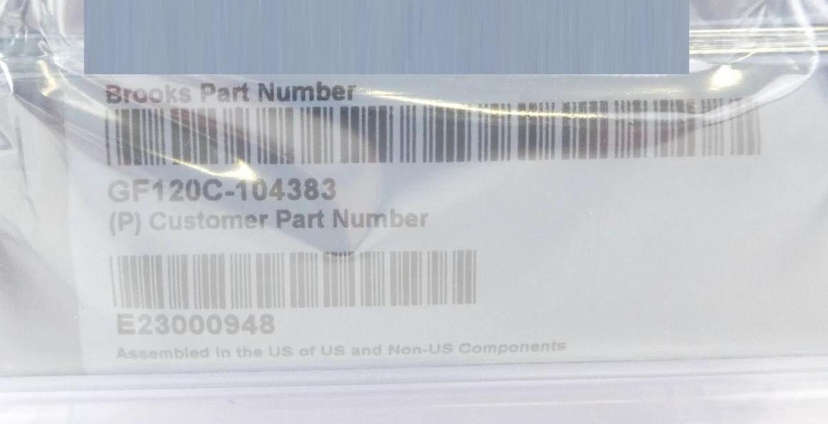 Brooks Instrument GF120C-104383 Mass Flow Controller MFC 20 SCCM H2 New Surplus