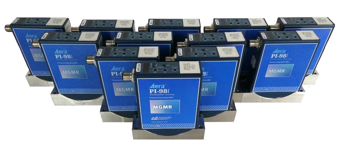Used Aera PI-98 Mass Flow Controller MFC AMAT 0190-34215 0190-34220 Lot of 12 Working