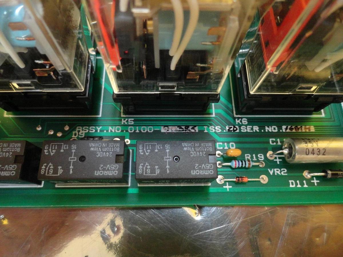Used AMAT Applied Materials 0100-90385 Contactor Drive PCB Card No Face Used Working