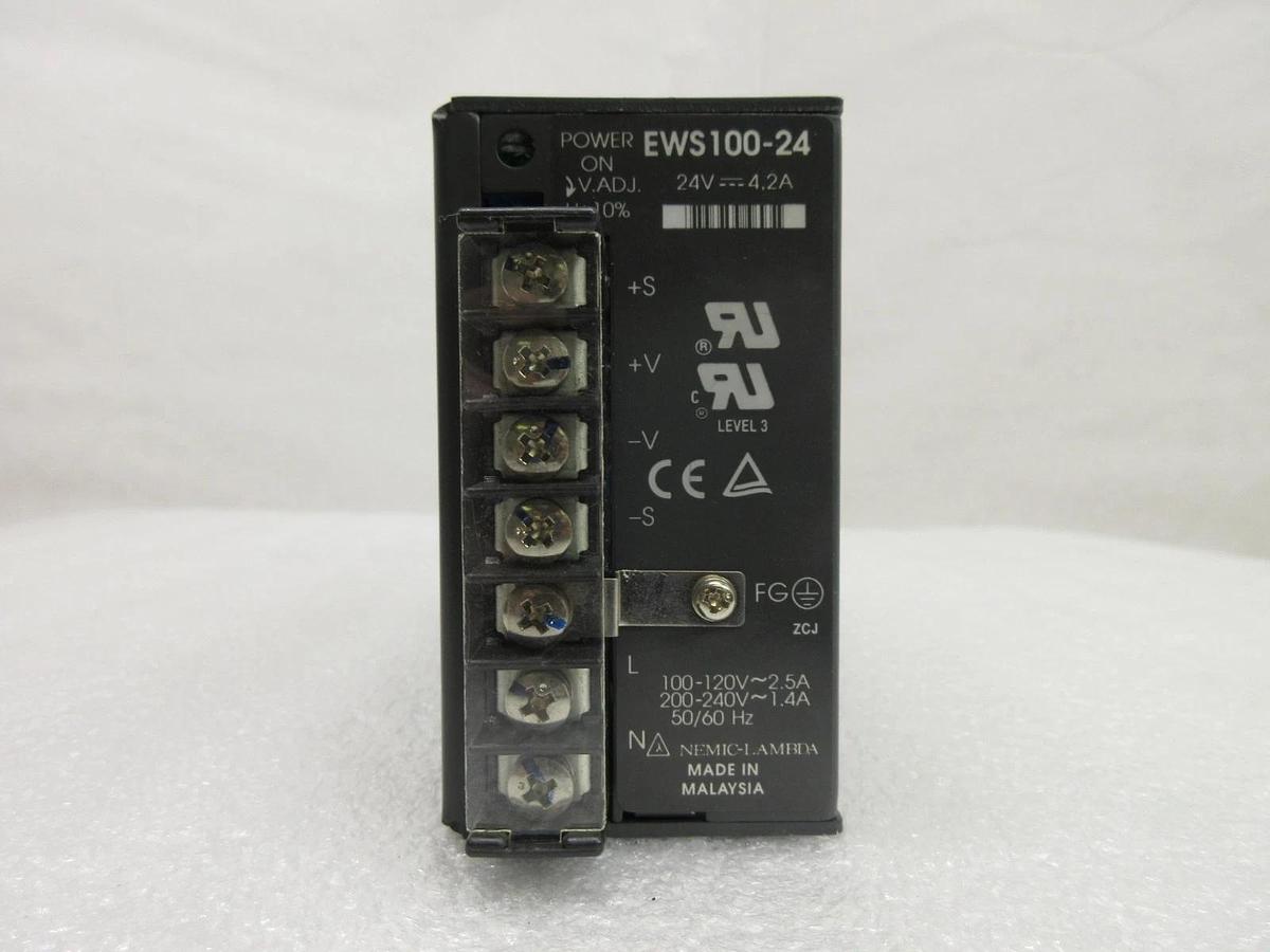 Used Nemic-Lambda EWS-100-24 Power Supply EWS100-24 Nikon NSR-S204B Scanning Used