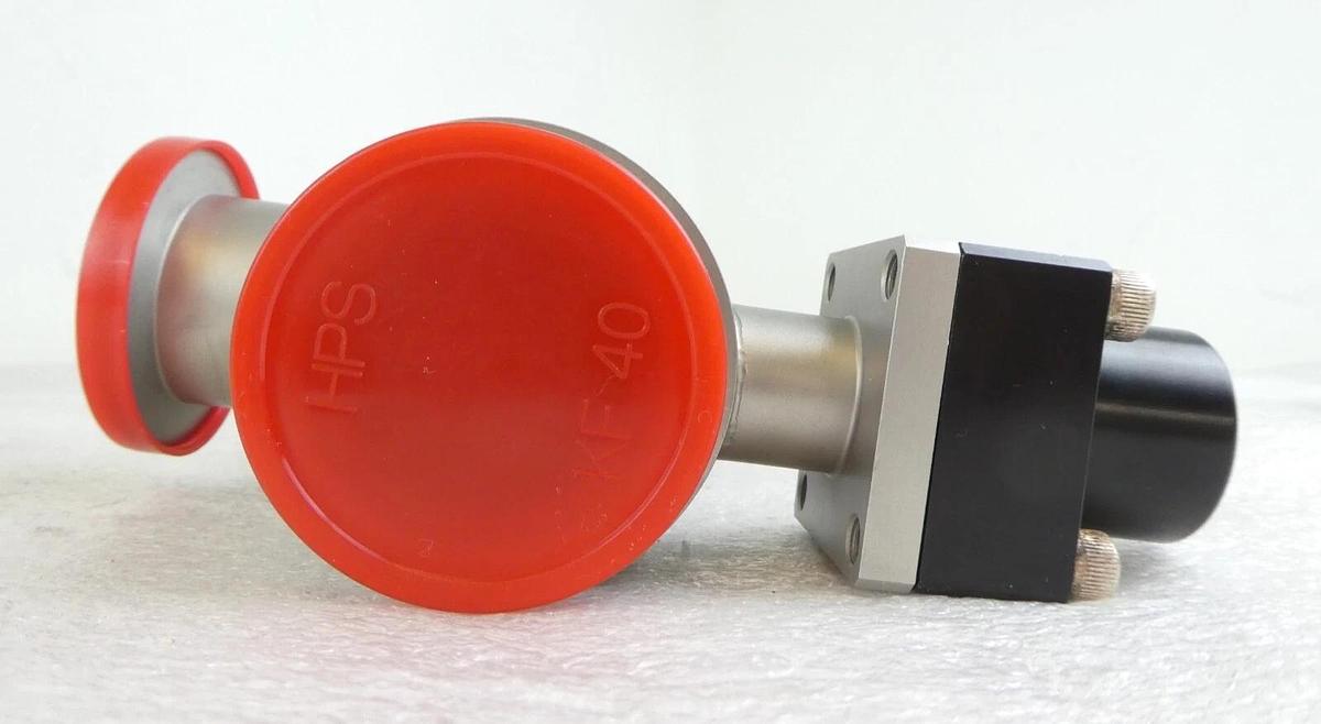 Used MKS Instruments L2-40-AK-225-CNVNH Two Stage Angle Valve NW40 Lot of 2 Working