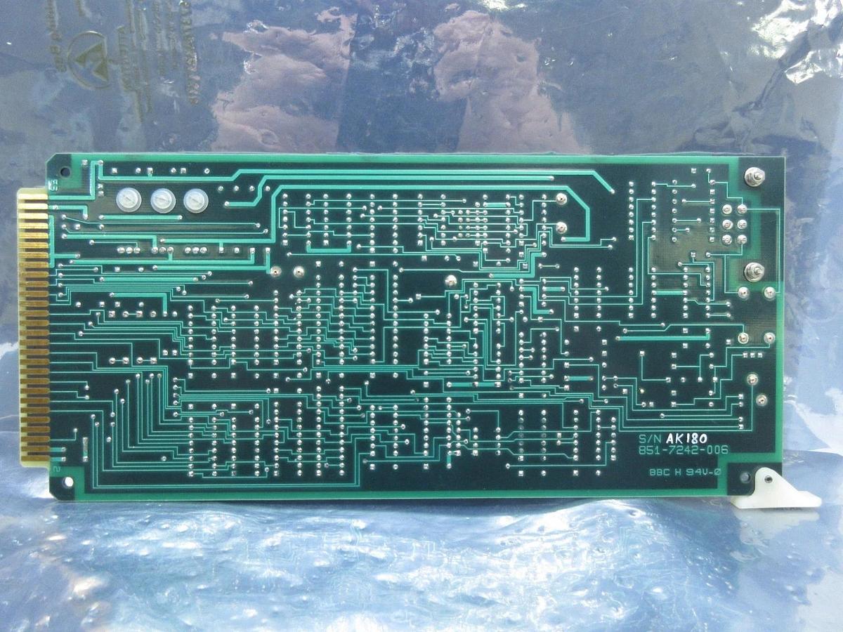 Used Perkin-Elmer 851-8242-006 Processor PCB Card Rev. J SVG ASML 90S Used Working