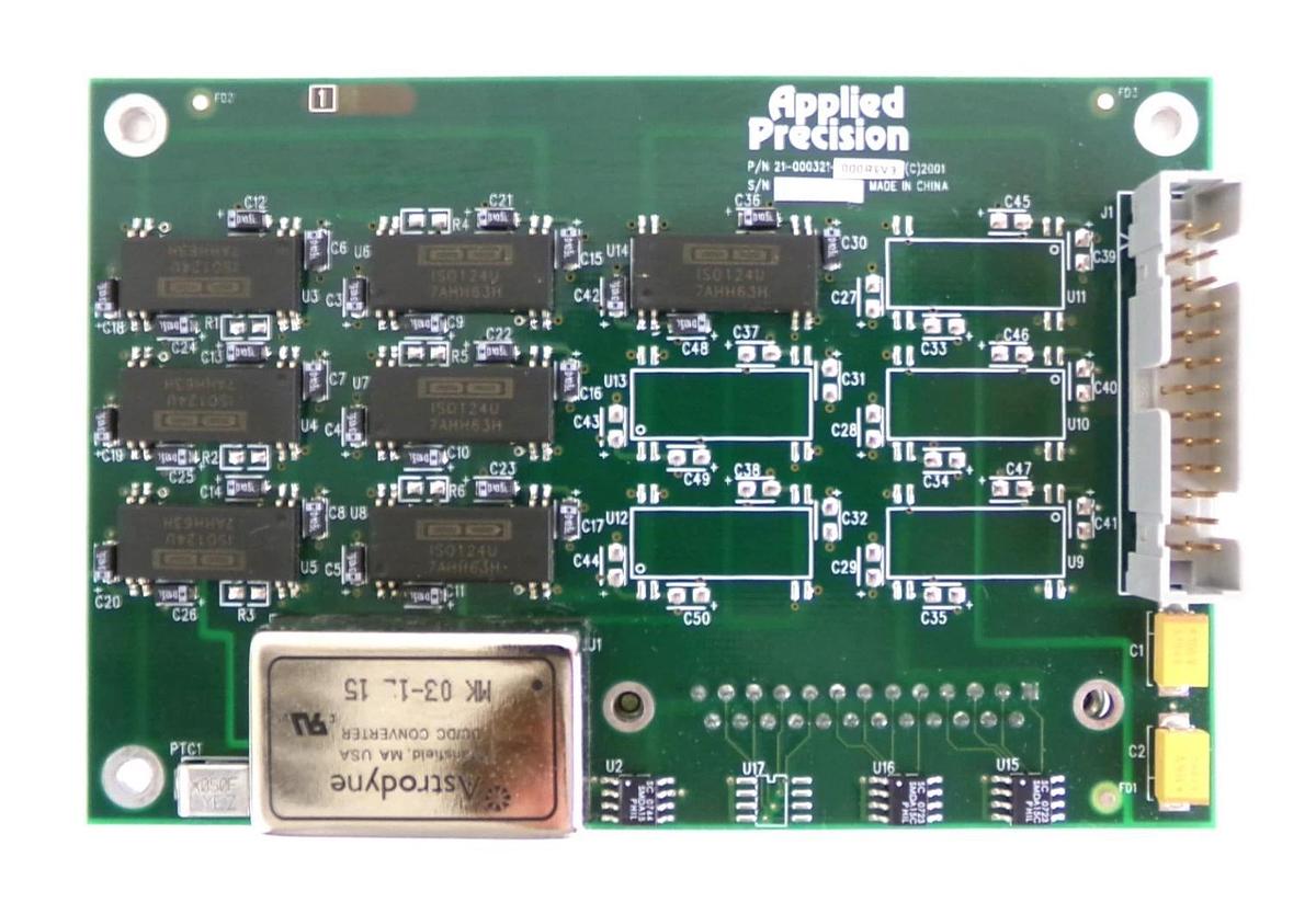 Used Applied Precision 21-000321-000 NanoValve Controller PCB AMAT Working Surplus