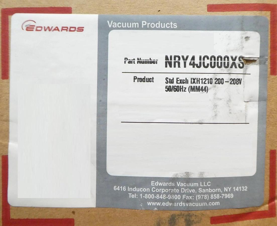 Refurbished iXH 1210 Edwards NRY4JC000XS Vacuum Pump IXH1210 Manufacturer Refurbished