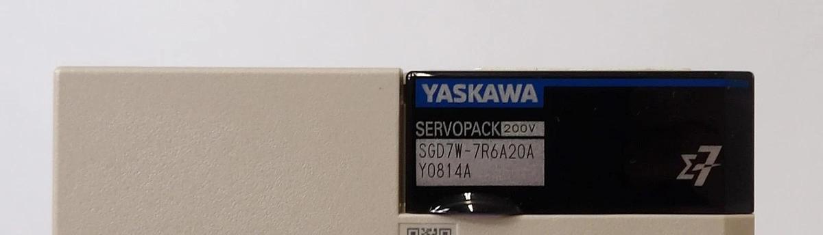 Used Yaskawa Electric SGD7W-7R6A20AY0814A Servo Drive Sigma-7 SERVOPACK Working