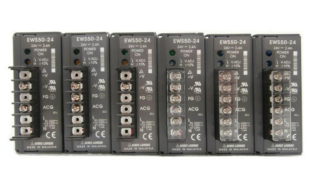 Used Nemic-Lambda EWS50-24 Power Supply EWS Series Reseller Lot of 6 Working