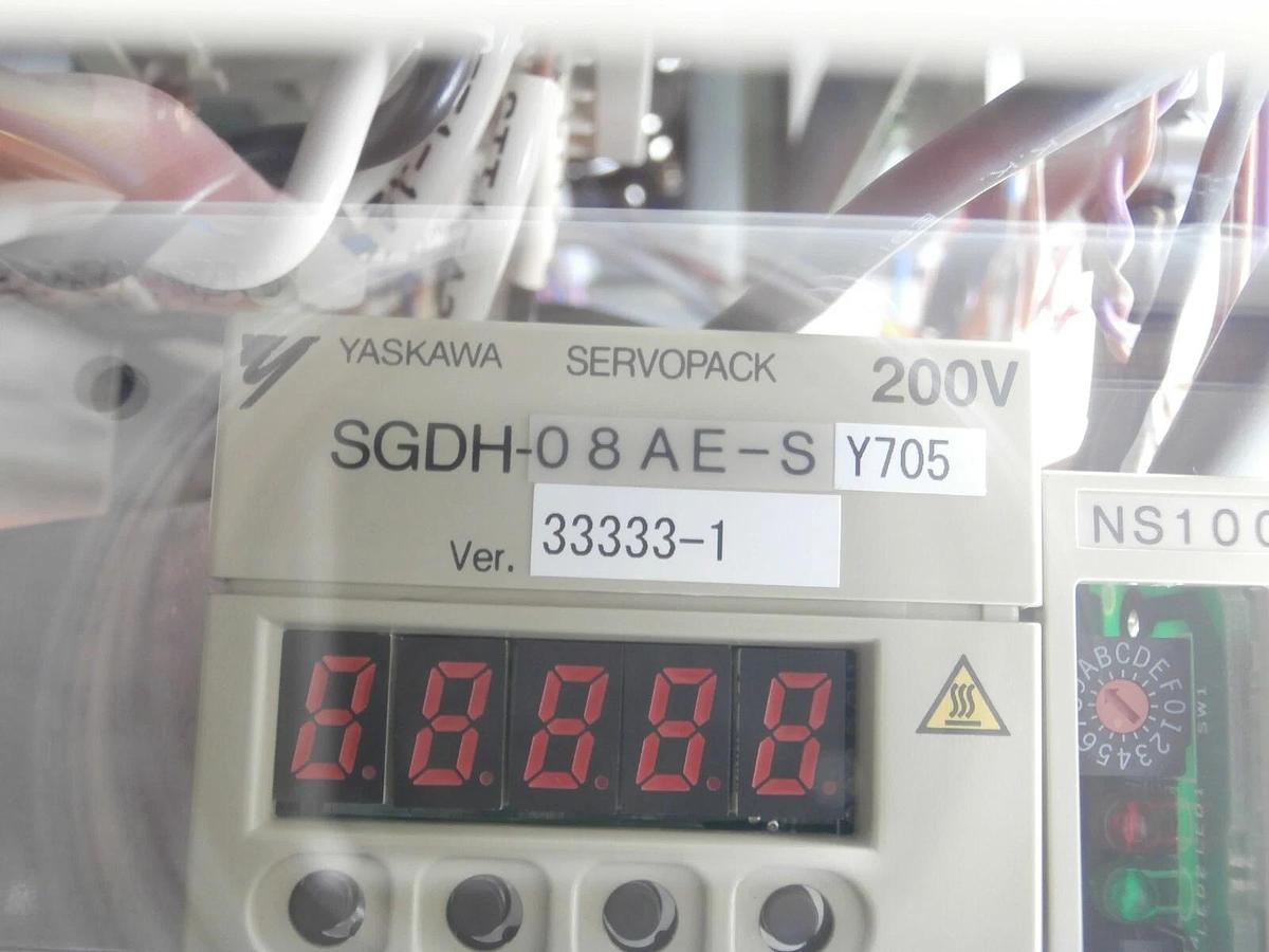 Used Yaskawa ERCR-ND11-A000 Robot Controller SGDH-08AE-SY705 Broken Switch As-Is