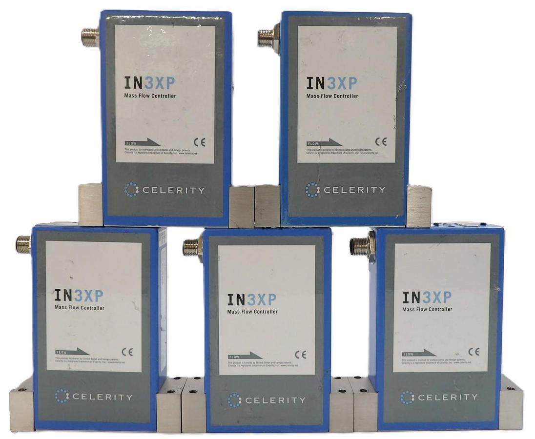 Used Celerity Mykrolis AANGDD0W1 Mass Flow Controller MFC Reseller Lot of 5 Working