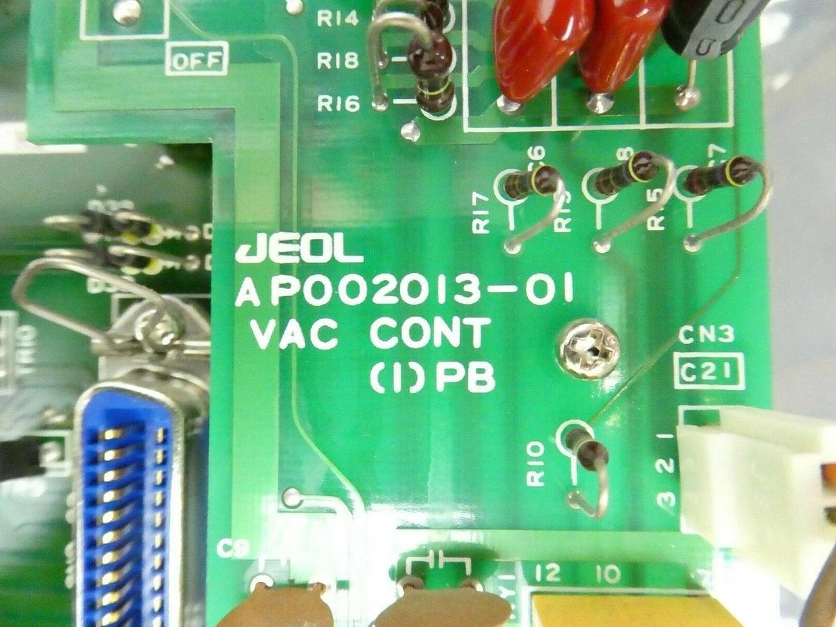 Used JEOL JSM-6300F Vacuum System Operator Interface Panel AP001129-01 Working Spare