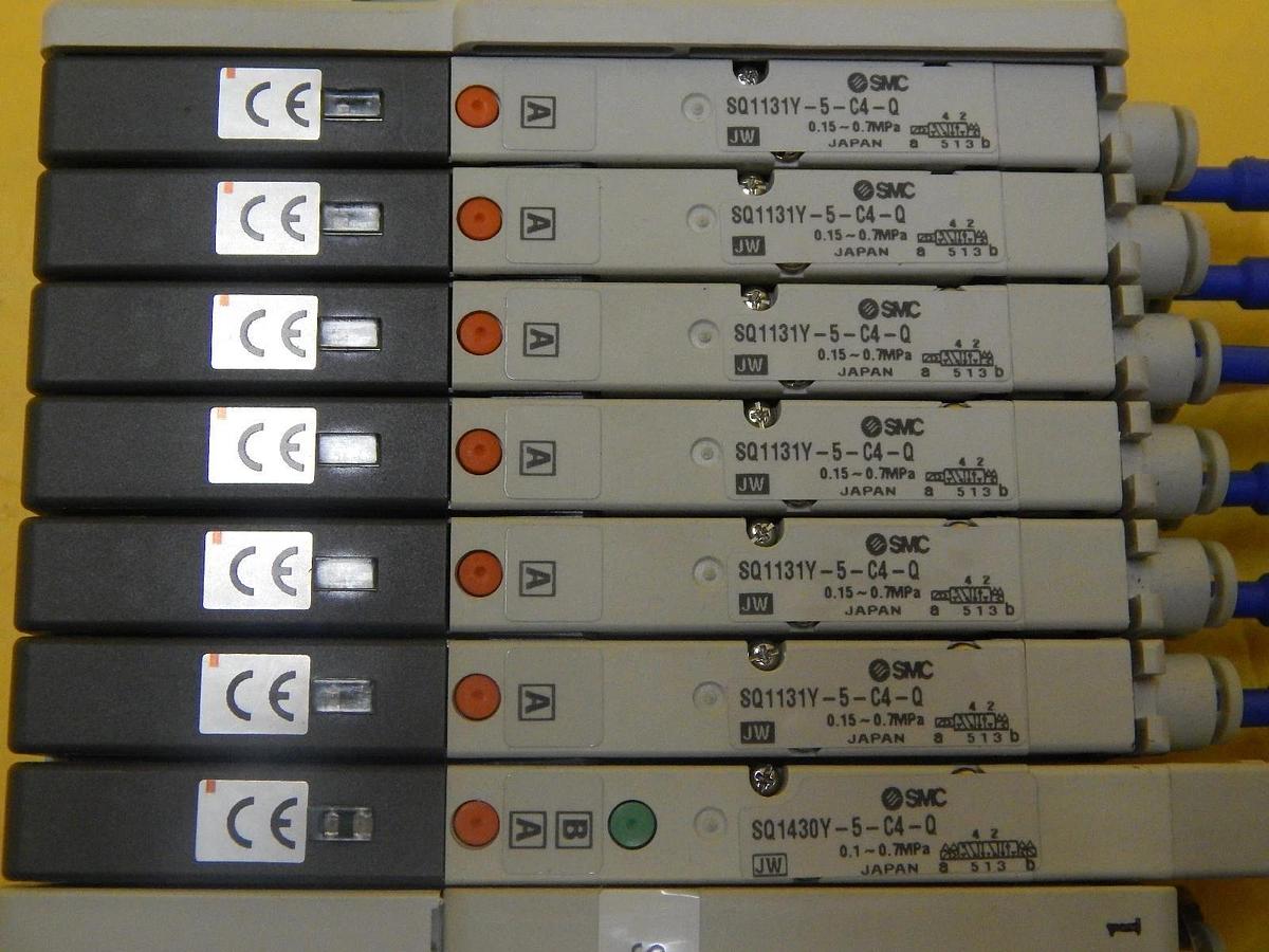 Used TEL Tokyo Electron SVC4 7-Port Manifold SMC SQ1131Y-5-C4-Q PR300Z Used Working